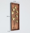 W-Holly Abstract Metal Wall Decor in Gold Set of 1