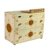 D'Dass Multi Color Mdf and Sheesham Wooden Temple With Cabinet For Pooja