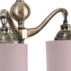Devansh Metal Electric Wall Light in Grey Colour with Grey Shade Count of 2 Lights