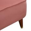 Jane Velvet Accent Chair in Blush Pink