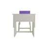 Utopia Extendable Toddler Study Desk and Chair Set in Lavender Purple Colour