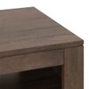 Epsilon Solid Wood Coffee Table In Danish Walnut Finish