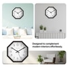 Old-School Charm Octagonal Wooden Wall Clock