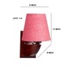 Devansh Solid Wood Electric Wall Light in Pink Colour with Pink Shade Count of 1 Light