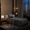 Stoa Paris Single Bedsheet with 1 Pillow Cover sheet with Twilight Embrace