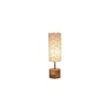 Arabella Multicolor cotton & solid wood table lamp