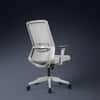 Veritas Mid Back Mesh Office Chair in Grey Colour