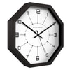 Linear Index Octagonal Wooden Wall Clock