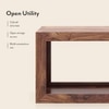 Euler's Solid Wood Side Table in Teak Finish