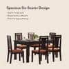 Fidora 6 Seater Dining Table With Set Of 6 Martha Dining Chairs