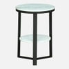 Klear Metal Side Table in Black Colour
