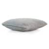 Moss Knit Light Grey Melange Cotton Knitted Decorative Cushion Cover 16 x 16 Inches