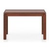 Atlas Crest Solid Wood 4 Seater Dining Table With 4 Rochelle Lounge Chairs (Finish : Honey, Chair Colour : Adrian Velvet)