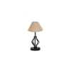 Luciana Beige Jute Table lamp with Iron Base