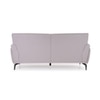Jonas 3 Seater Leatherette Sole in Oyster Grey Colour