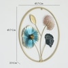 W-Neeva Abstract Metal Wall Decor in Multicolor Set of 1