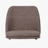 Amari Fabric Dining Chair in Brown Colour