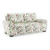 Adelaide Luxe 3 Seater Fabric Sofa in Clara Velvet Colour