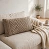 Kennedy Dove Beige Decorative Cushion Cover 12 x 20 Inches