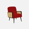 Haden Ratan Accent Chair in Red Colour