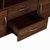 Yuko TV Unit with Two Drawers in Columbia Walnut Finish