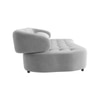 Henry Velvet 2 Seater Sofa Grey Color