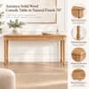Aaranya Solid Wood Console Table in Natural Finish 178 cm