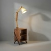 Ronan Beige Jute Floor Lamp with Beige Jute Base