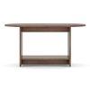 Drew Oval Shape Coffee Table In Classic Walnut
