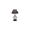 Cali Blue Jute Table lamp with Iron Base