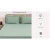 Sage Double Bedsheet Set Green