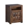 Shashi Shesham Solid Wood 1 Door Bedside In Provincial Teak Finish