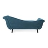 Kabera Velvet Chaise Launger in T Blue Colour