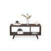 Taury Small Engineered Wood Coffee Center Sofa Tea/Teapoy Console Table (Brown Maple)