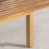 Carlem Solid Mango Wood Sideboard with 4 Door in Natural Finish