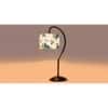 Multi cotton Curvy table lamp with Iron Base (SP13)