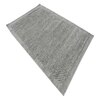 Pebble Texture Wool Rectangle Carpets Hand Knotted in Grey Colour