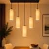 Devansh Solid Wood Electric Wall Light in Brown Colour with Multi Shade Count of 1 Light