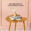 Cosmo Aluminium Side Table in Gold Colour