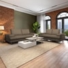 Benjamin 3 Seater Leatherette Sole in Ash Grey Colour