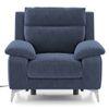 Emila One Seater Motorized Recliner in Blue Colour