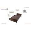 Esmeralda Single Bed with Drawer Storage