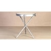 Bellmore Metal Side Table in Silver Finish