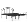 Arnold Metal Queen Size Bed In Black Finish