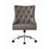 Doe Buck Amparo Grey Leatherette Executive Office Chair