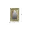 Gennadios vintage wall mirror 12inx1inx18in