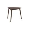 Scandinavian Khasa Dining Table Brown Cocoa Finish