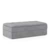 Peckham 3 Seater Click Clack Sofa Cum Bed In Granite Weave Colour