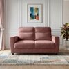 Alvaro Velvet 2 Seater Sofa Pink Color