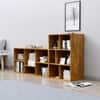 Hexa Engineered Wood Bookshelf Multipurpose Storage Rack in Giant Wood Colour